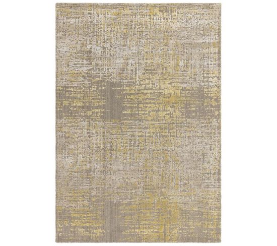 Tapis De Salon Milano En Laine - Jaune - 160x230 Cm