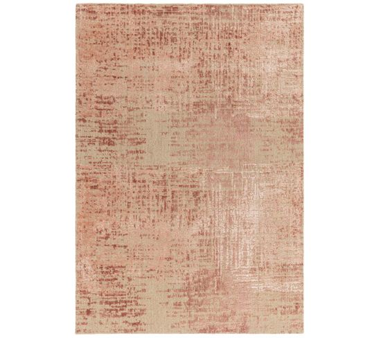 Tapis De Salon Milano En Laine - Rose - 160x230 Cm