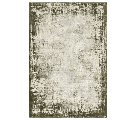 Tapis De Salon Zuka En Polypropylène - Vert - 120x170 Cm