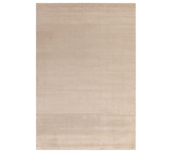 Tapis De Salon Zuka Plain En Polypropylène - Beige - 200x290 Cm