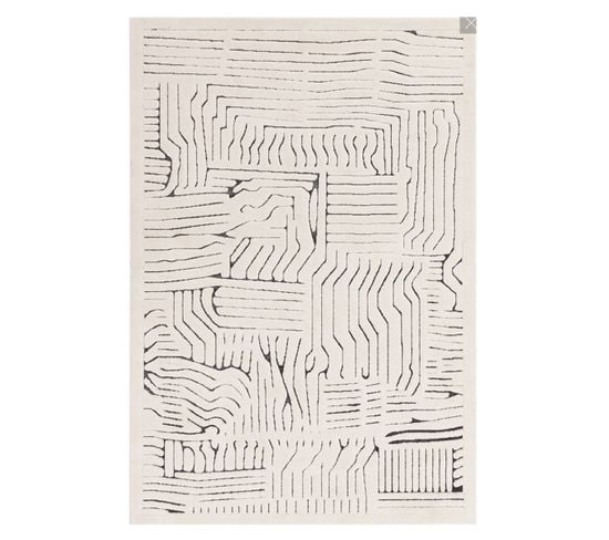Tapis De Salon Dale En Polyester - Beige - 160x230 Cm