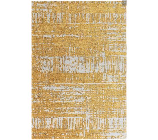 Tapis De Salon Baus En Polyester - Jaune - 160x230 Cm