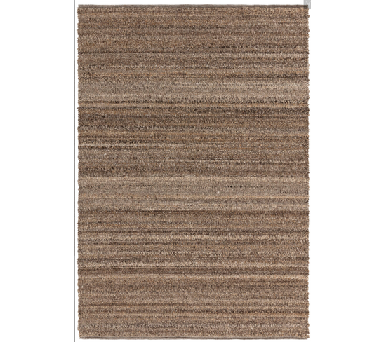 Tapis De Salon Moderne Tissé Main Subba En Polyester - Marron - 120x170 Cm