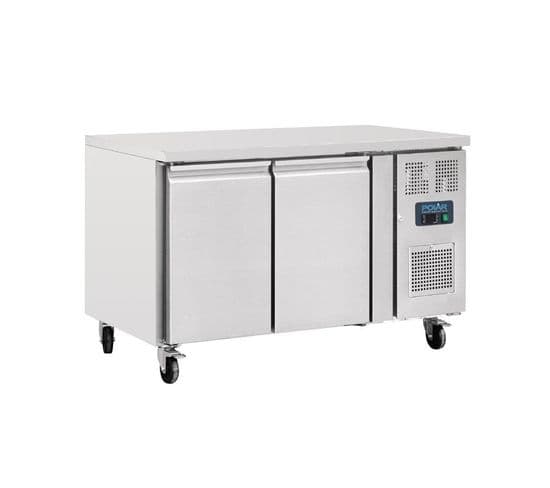 Table Réfrigérée Inox Positive - 2 Portes 282 L -