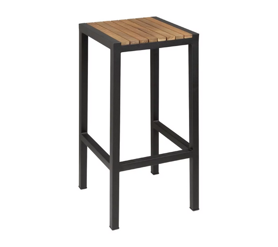 Tabouret Carré De Bar - Hauteur 75 cm - Lot De 2 -