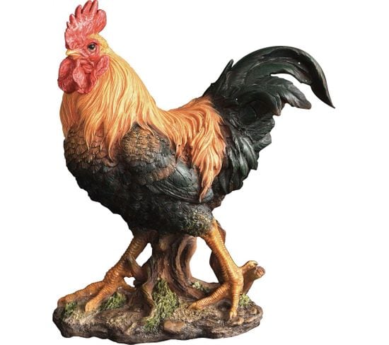 Coq En Résine 41 Cm