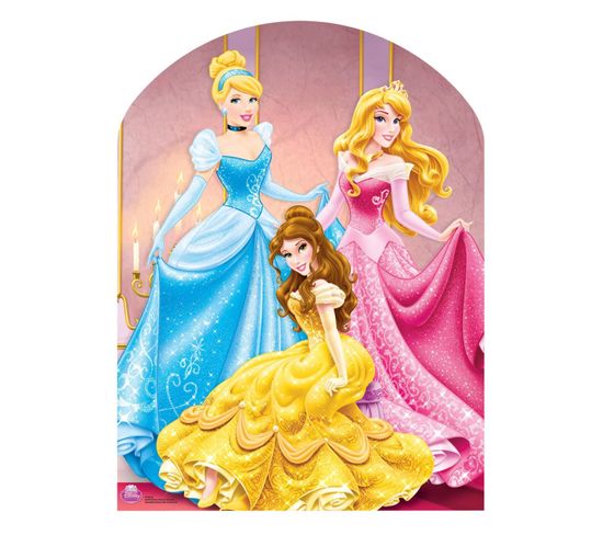 Figurine En Carton Passe Tête Princesse Disney Cendrillon, Belle, Aurore H 127 Cm