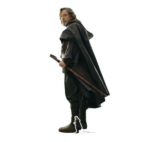 Sc1073 Figurine En Carton Luke Skywalker Star Wars Viii H 178 Cm