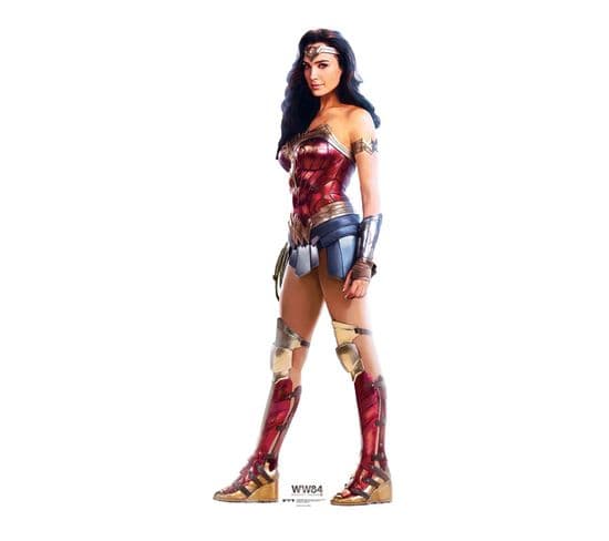 Figurine En Carton Wonder Woman De Profil (film Ww84)- H 186 Cm