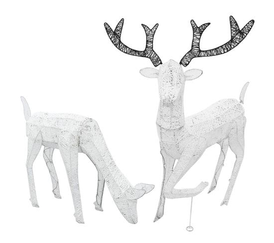 Cerf et Biche LED Décoration Intérieur Extérieur Jardin