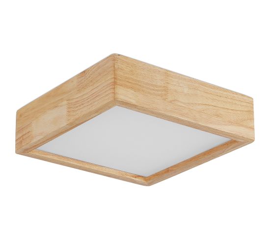 Plafonnier Led En Bois Design Scandinave - Lares Bois Naturel