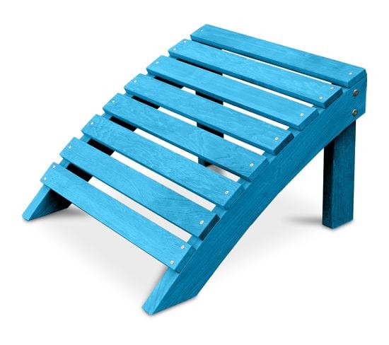 Repose-pieds Adirondack Pour Chaise De Jardin En Bois - Anela Turquoise