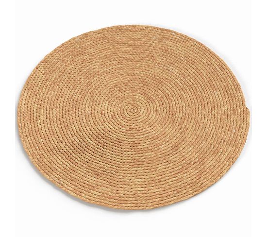 Tapis Rond En Jute - Boho Bali - 180 Cm - Nisha Naturel