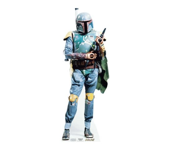 Figurine En Carton Boba Fett Star Wars Mandalorian Hauteur 187 Cm