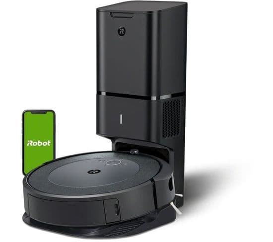 Aspirateur Robot Connecté Batterie Li-ion Capteurs Dirt Detect Vidage Automatique Du Bac Roomba I3+