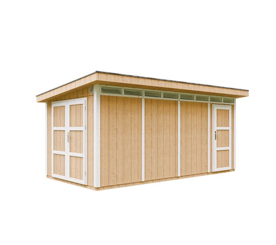 Abri De Jardin En Bois - M905c-harvest Honey - Lp Smartside 11,5m2 /530 X 279 X H237 Cm