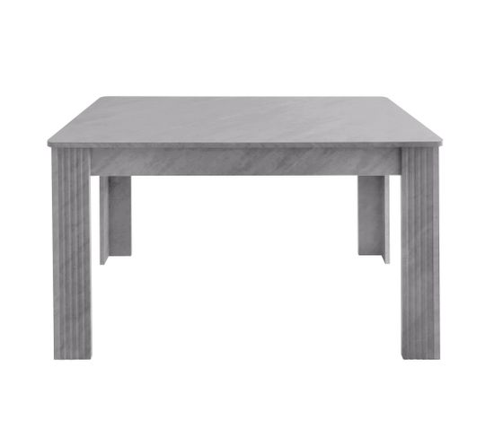 Table à Manger 117 X 68 X 75cm En Gris