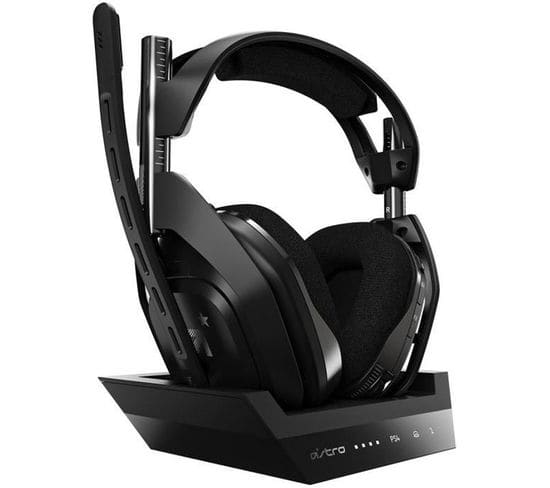 Casque - Sans Fil - Design Sur Tete - Stéréo - Noir - Portée 914,4 Cm - 20 Hz/20 Khz