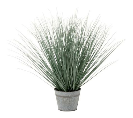 Plante Artificielle En Pot "herbes" 66cm Vert