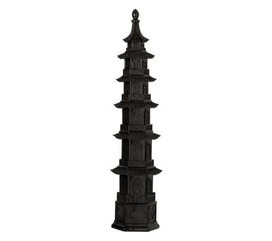 Temple Déco "oriental" 57cm Noir