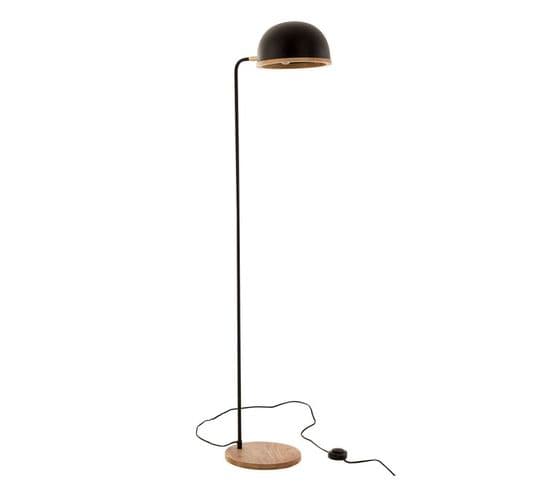 Lampadaire Design En Métal "evy" 130cm Noir