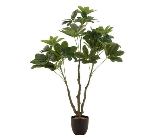 Plante Artificielle En Pot "pachira" 110cm Vert