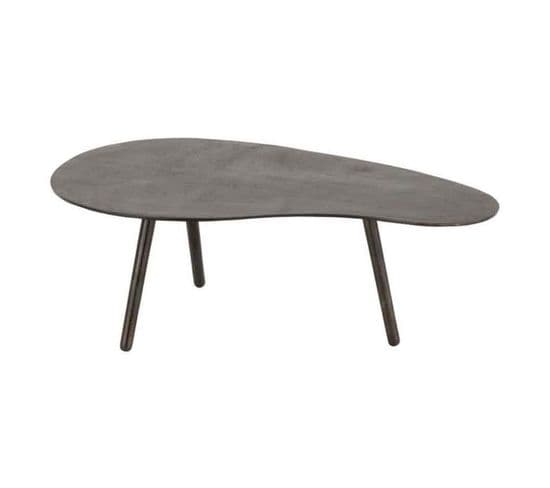 Table Basse Design "goutte" 90cm Noir