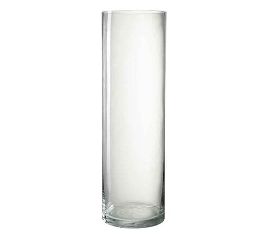Vase Design En Verre "vola" 50cm Transparent
