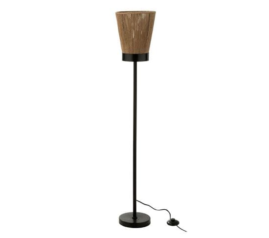 Lampadaire En Jute "luna" 120cm Naturel