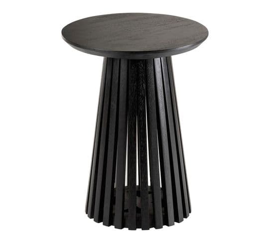 Table D'appoint Design En Bois "vincent" 40cm Noir