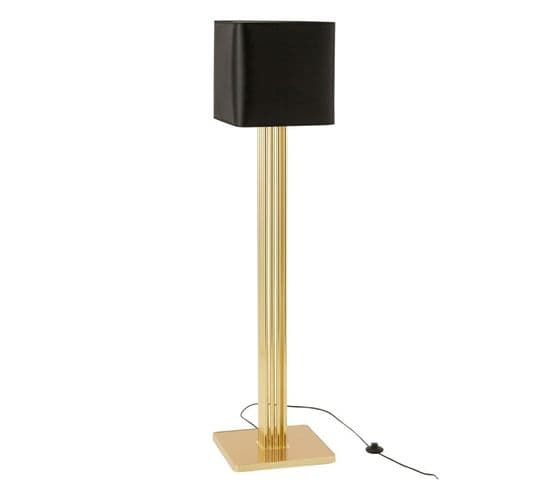 Lampadaire Design En Métal "moderna" 159cm Or