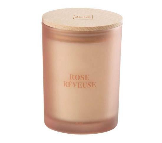 Bougie Parfumée "accords Essentiels" 12cm Rose Rêveuse