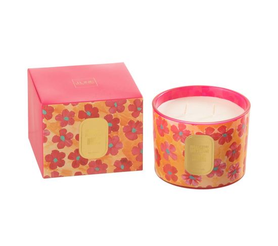 Bougie Parfumée "happiness Blooms" 10cm Red Jasmine