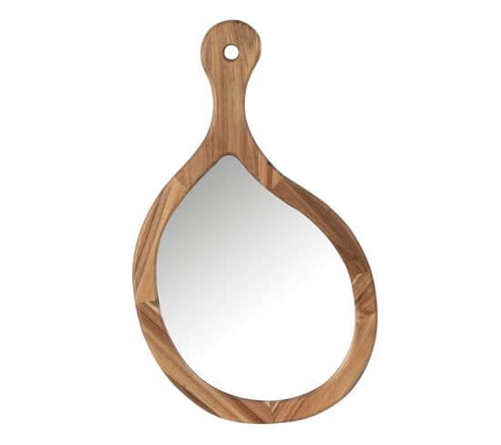 Miroir Mural En Bois "palette" 72cm Naturel