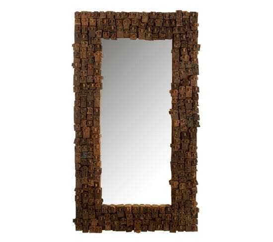 Miroir à Poser En Bois "syma" 180cm Marron