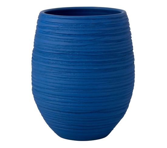 Cache-pot En Céramique "fiesta" 60cm Bleu