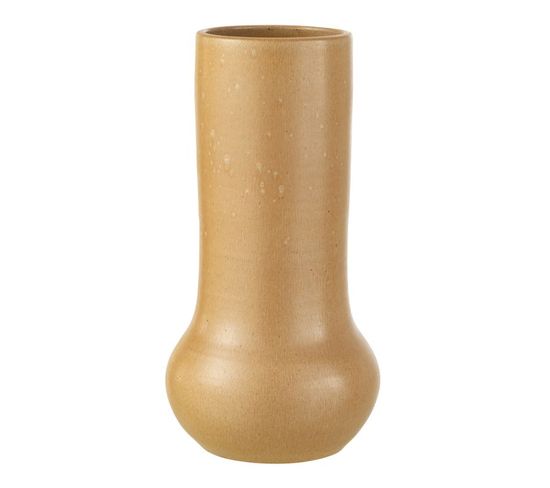 Vase En Céramique "organique" 40cm Beige