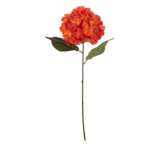 Tige Fleur Artificielle "hortensia" 74cm Rouge