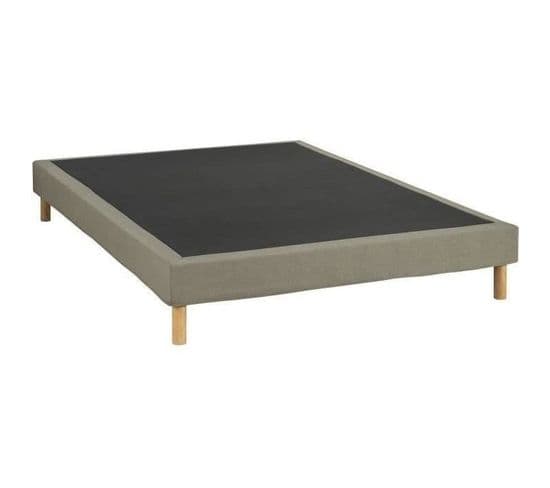 Sommier Tapissier - 160 X 200 Cm - Vert Olive - Kit - Eazyx