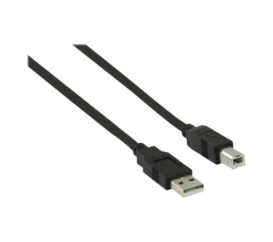 Usb 2.0 Cable A Male B Male 2.0 M Noir