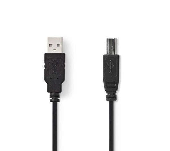 Usb 2.0 Cable - A Male - B Male - 3.0 M - Noir