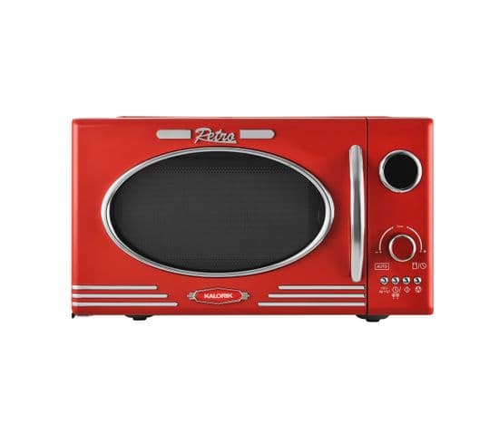 Micro-ondes Grill 23l 1000w Rétro rouge - Mw2500dgr