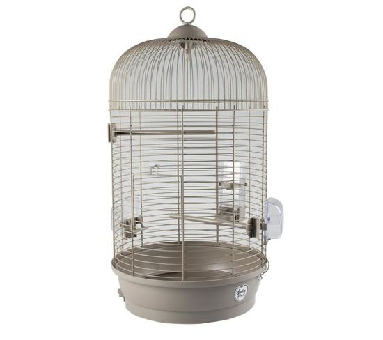 Cage Pour Oiseaux Mocha Julia 34 X 34 X 65 Cm Moka