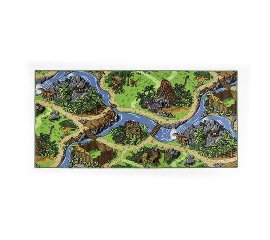 Tapis Circuit - Monde Des Dinosaures - 95x133 Cm