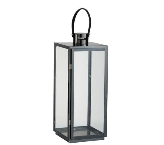 Lanterne Design Rectangulaire "porta" 65cm Noir