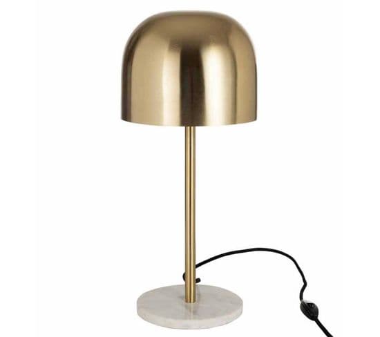 Lampe à Poser Design "queen" 49cm Or