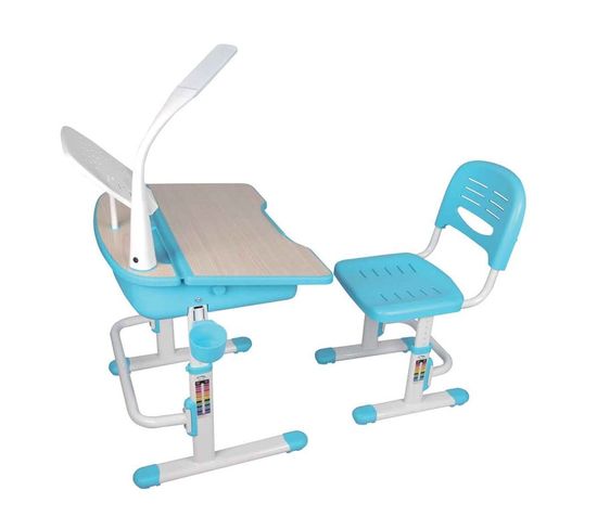 Bureau et Chaise Enfant "comfortline" 70 cm Bleu