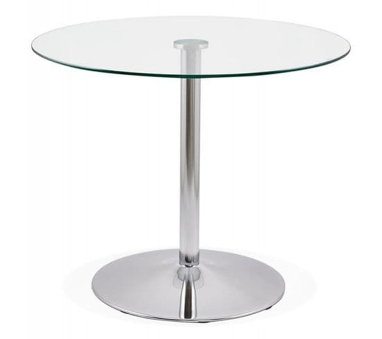 Table De Repas "anaba" 90cm Transparent