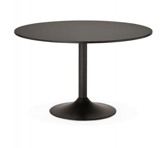 Table D'appoint Design "vanta" 90cm Noir
