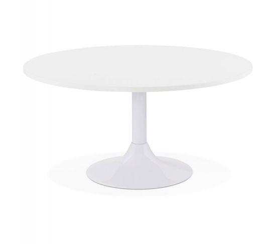 Table Basse "columbus" 90cm Blanc